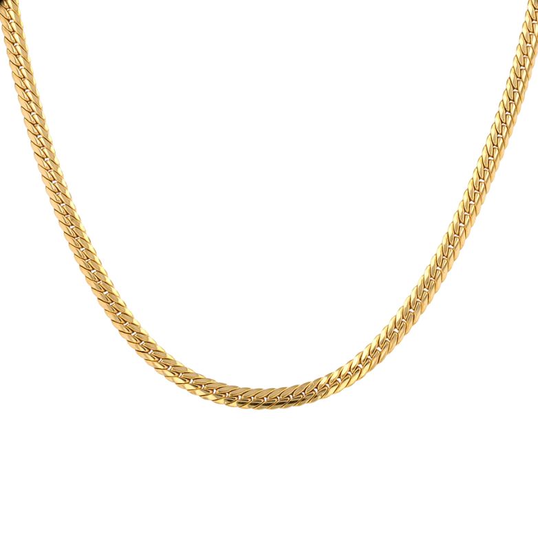 Collier maille anglaise or jaune 13.10g Comme neuf -  reconditionné disponible sur Gemme Les Bijoux